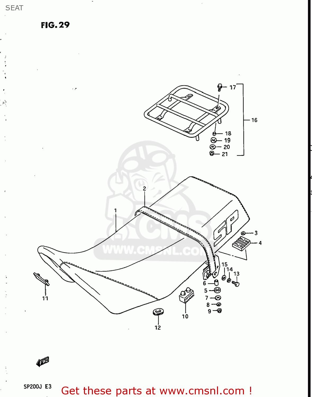 SEAT SP200 1987 (H) USA (E03)