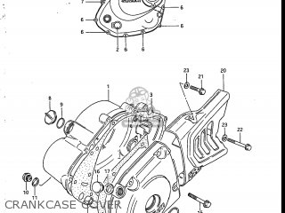 CRANKCASE COVER - SP200 1987 (H) USA (E03)