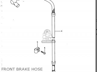 FRONT BRAKE HOSE - SP200 1987 (H) USA (E03)