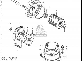 OIL PUMP - SP200 1987 (H) USA (E03)