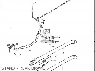 STAND - REAR BRAKE - SP200 1987 (H) USA (E03)