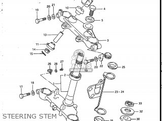 STEERING STEM - SP200 1987 (H) USA (E03)