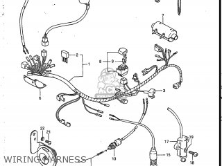 WIRING HARNESS - SP200 1987 (H) USA (E03)