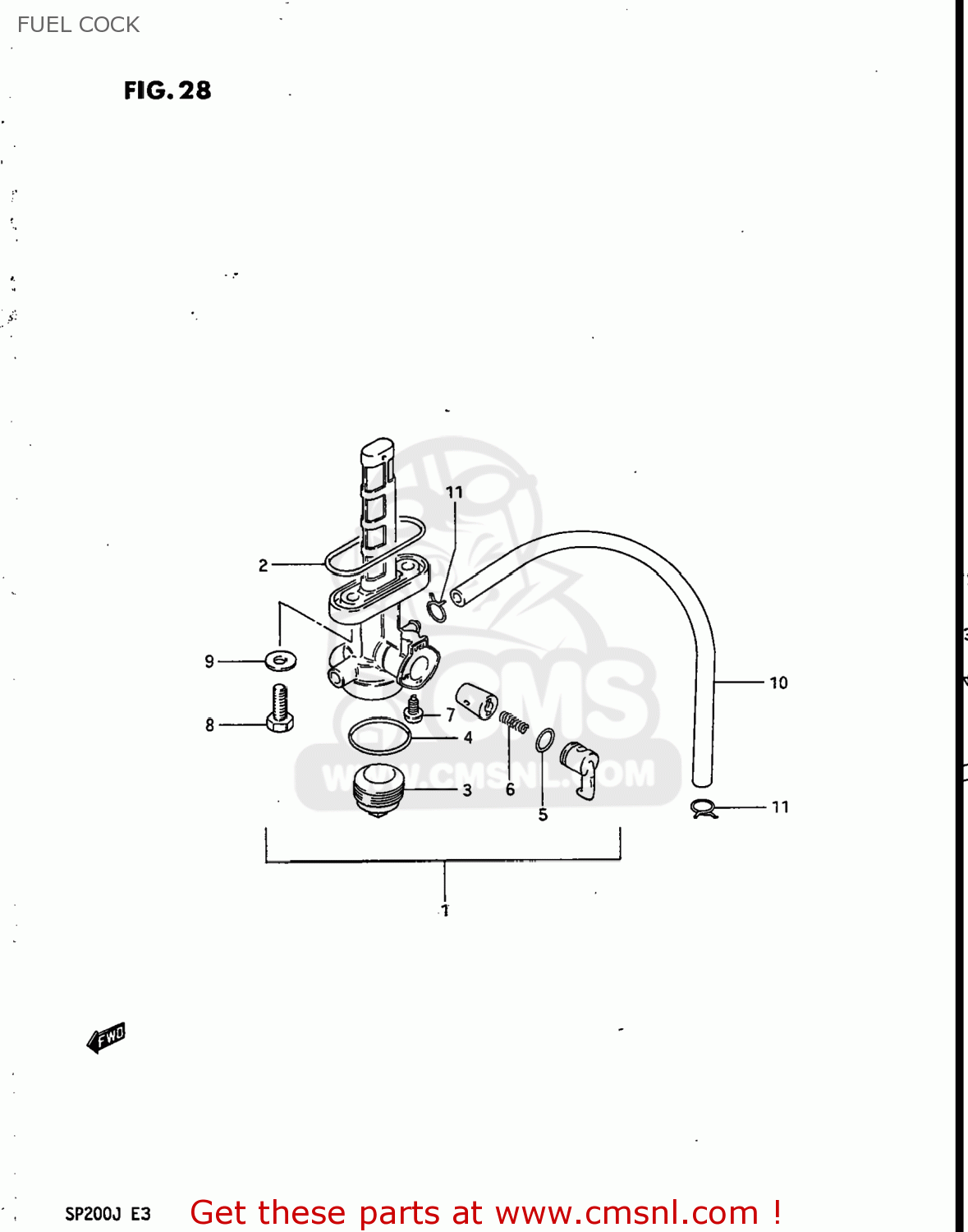FUEL COCK SP200 1988 (J) USA (E03)