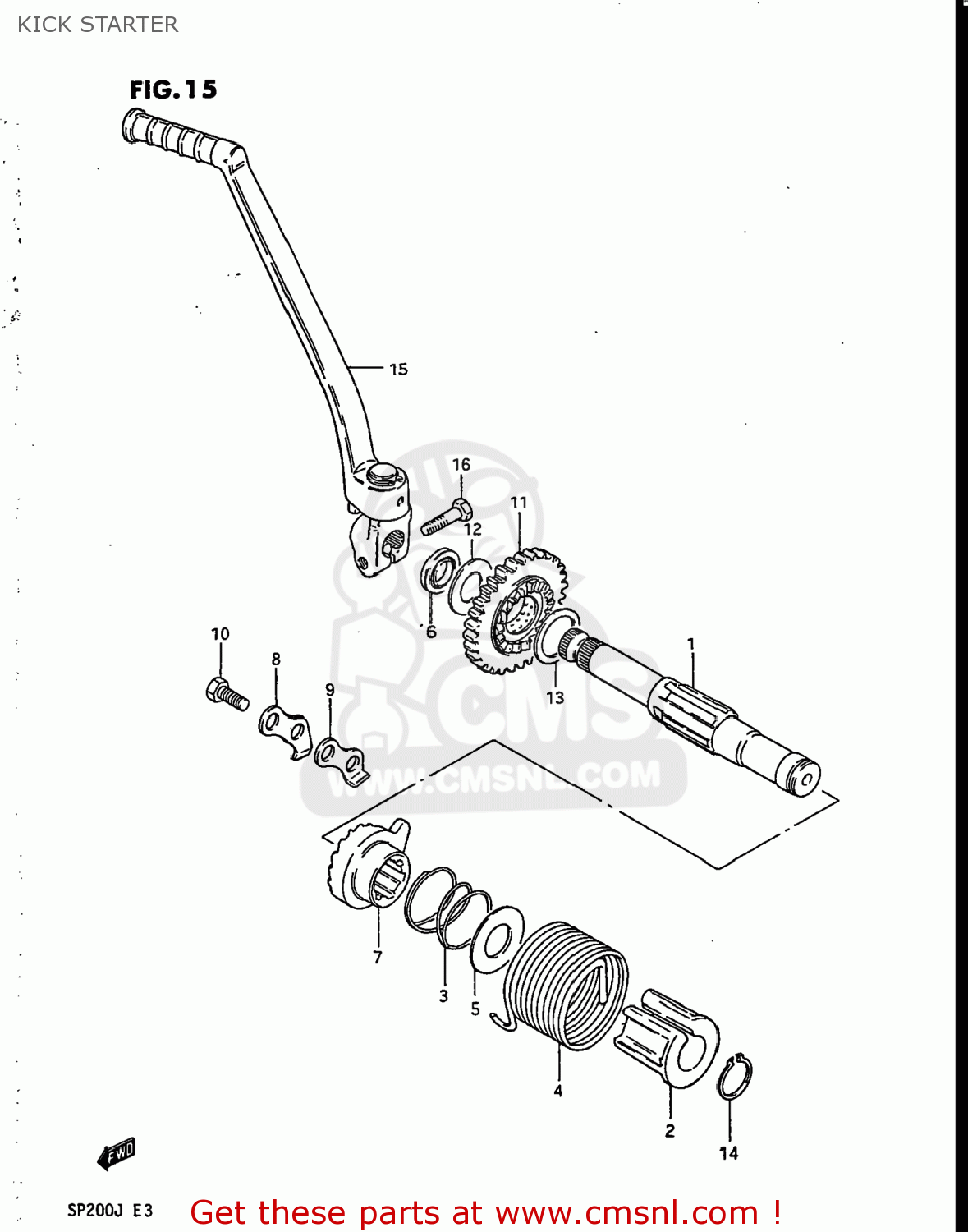 KICK STARTER SP200 1988 (J) USA (E03)