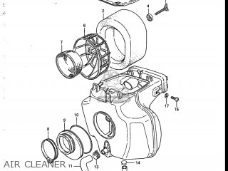 AIR CLEANER - SP200 1988 (J) USA (E03)