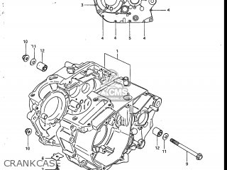 CRANKCASE - SP200 1988 (J) USA (E03)