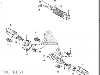 FOOTREST - SP200 1988 (J) USA (E03)
