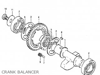 CRANK BALANCER - SP250 1982 (Z) USA (E03)