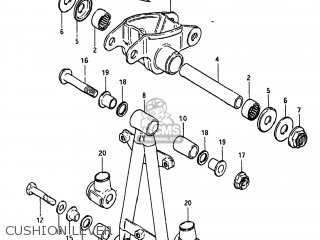CUSHION LEVER - SP250 1982 (Z) USA (E03)