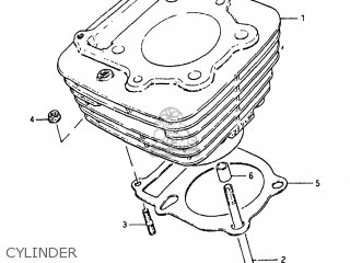 CYLINDER - SP250 1982 (Z) USA (E03)