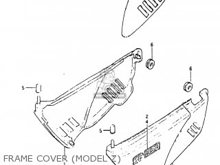 FRAME COVER (MODEL Z) - SP250 1982 (Z) USA (E03)