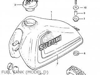 FUEL TANK (MODEL D) - SP250 1982 (Z) USA (E03)