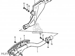 MUFFLER - SP250 1982 (Z) USA (E03)
