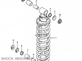 SHOCK ABSORBER - SP250 1982 (Z) USA (E03)