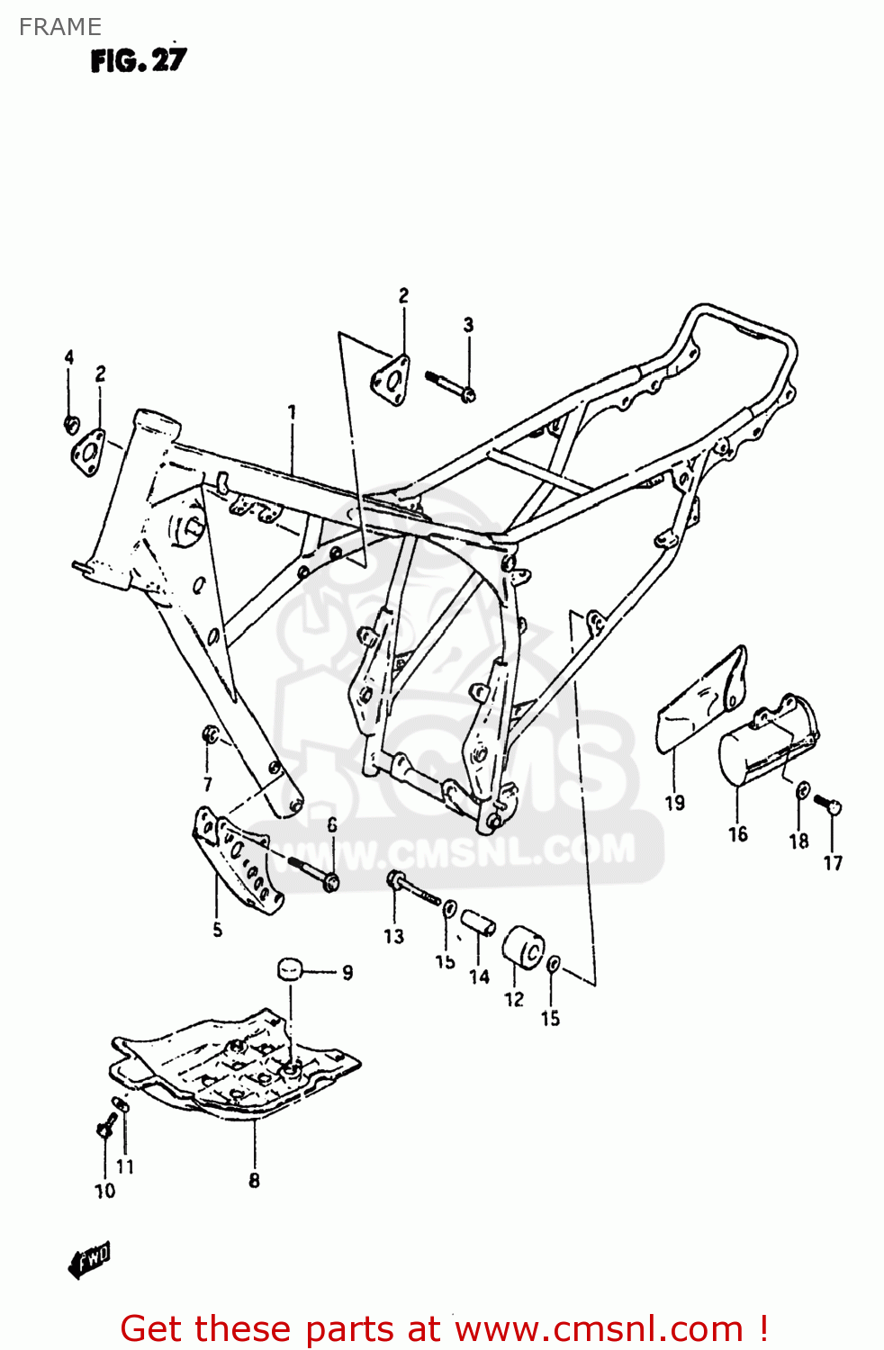 FRAME SP250 1983 (D) USA (E03)