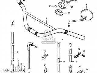 HANDLEBAR - SP250 1983 (D) USA (E03)