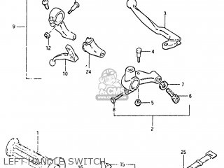 LEFT HANDLE SWITCH - SP250 1983 (D) USA (E03)