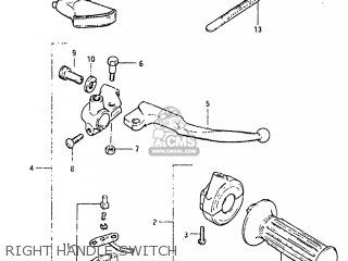 RIGHT HANDLE SWITCH - SP250 1983 (D) USA (E03)
