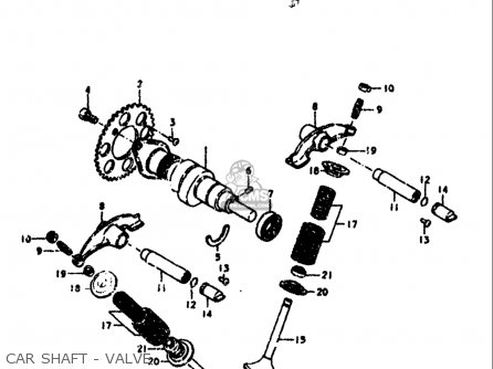 Suzuki SP370 1978 1979 (C) (N) USA (E03) parts lists and schematics