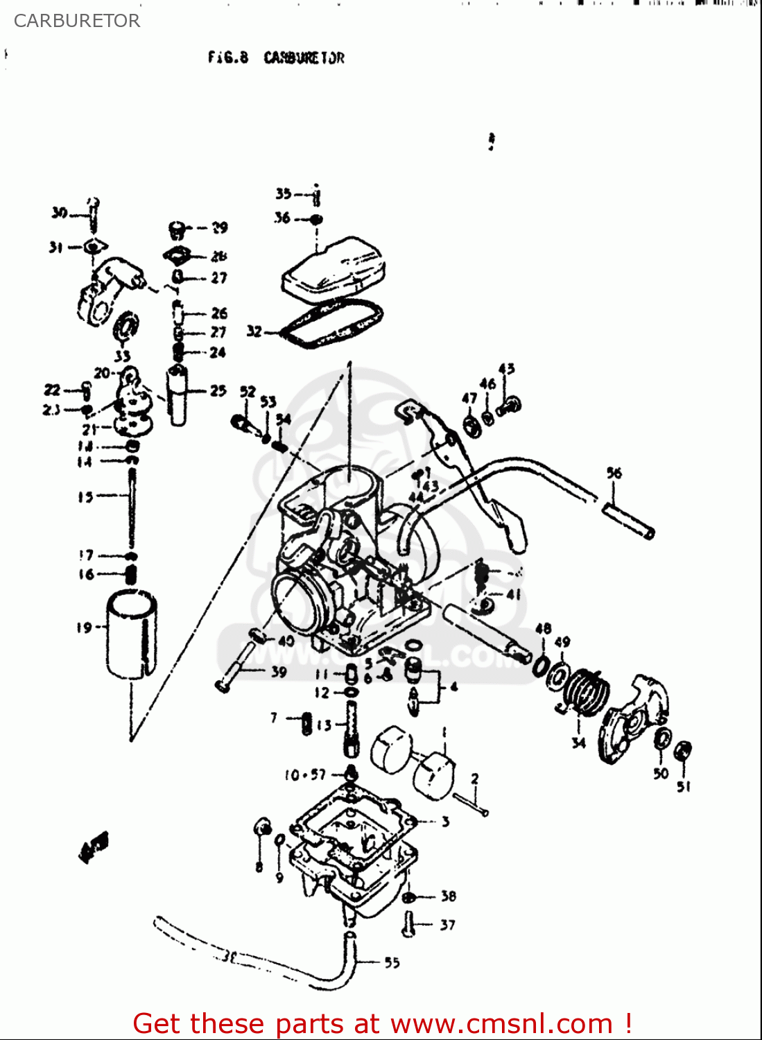 CARBURETOR SP370 1978 1979 (C) (N) USA (E03)