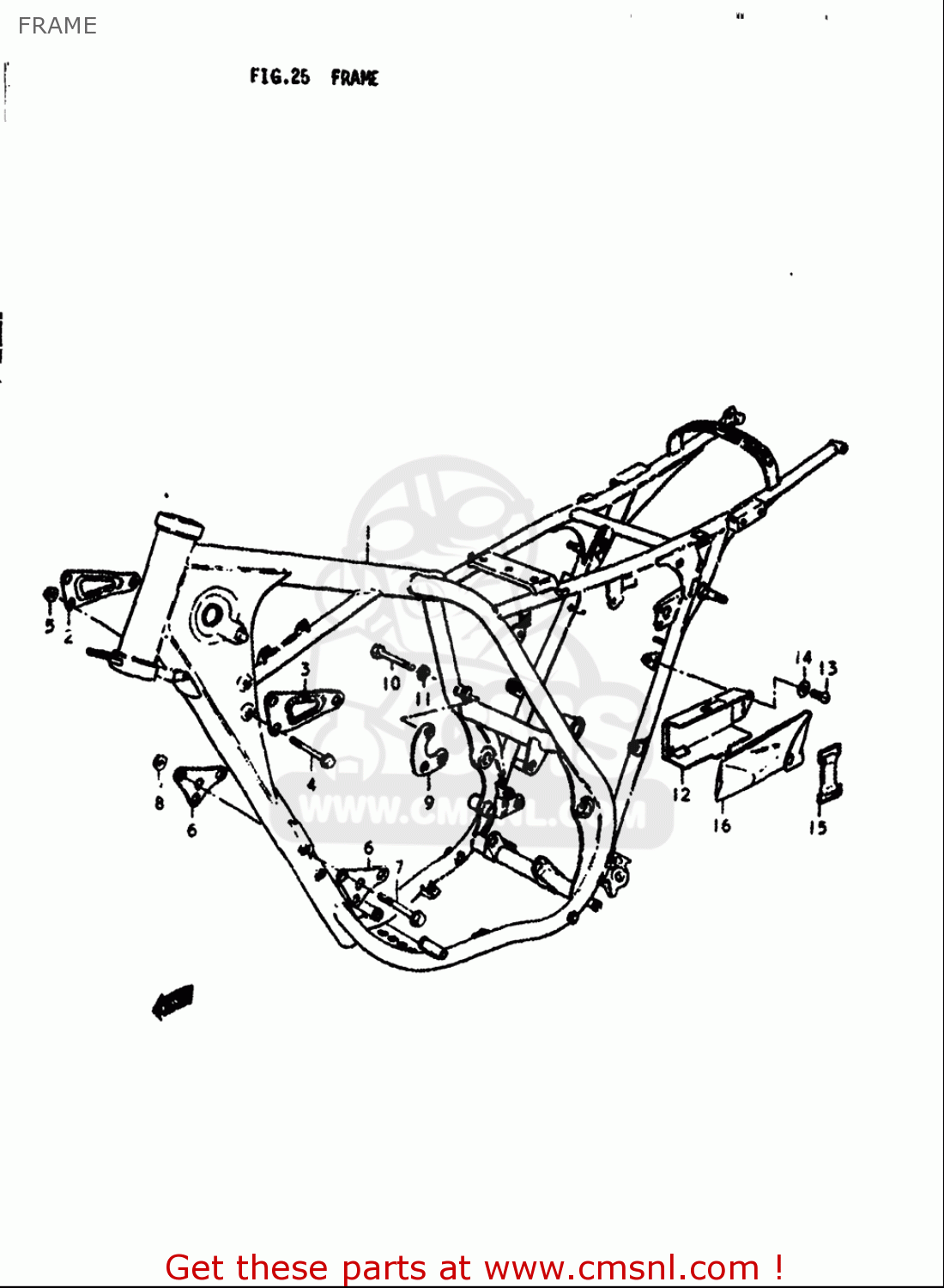 FRAME SP370 1978 1979 (C) (N) USA (E03)