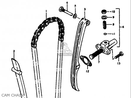 CAM CHAIN - SP370 1978 1979 (C) (N) USA (E03)