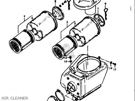 AIR CLEANER - SP370 1978 1979 (C) (N) USA (E03)