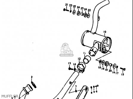 MUFFLER - SP370 1978 1979 (C) (N) USA (E03)