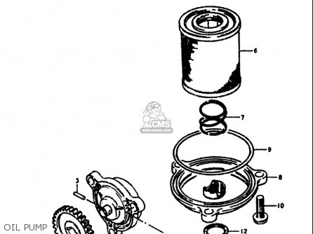 OIL PUMP - SP370 1978 1979 (C) (N) USA (E03)