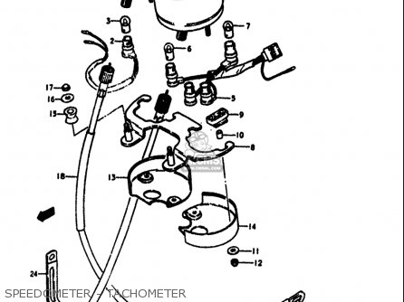 SPEEDOMETER - TACHOMETER - SP370 1978 1979 (C) (N) USA (E03)