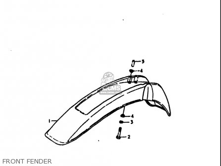 FRONT FENDER - SP370 1978 1979 (C) (N) USA (E03)