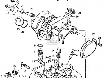 Suzuki Sp370 1978 (c) parts list partsmanual partsfiche