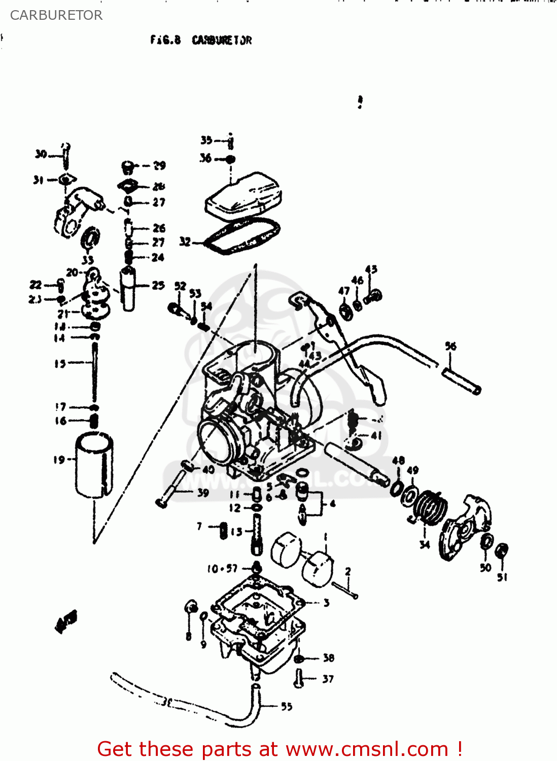 CARBURETOR SP370 1978 (C) USA (E03)