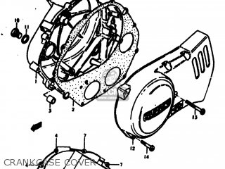 CRANKCASE COVER - SP370 1978 (C) USA (E03)