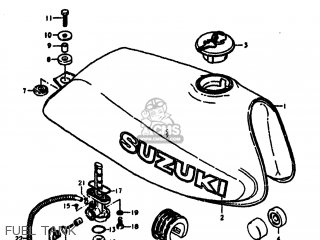 FUEL TANK - SP370 1978 (C) USA (E03)