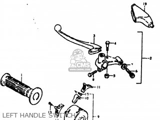 LEFT HANDLE SWITCH - SP370 1978 (C) USA (E03)