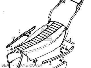 SEAT - FRAME COVER - SP370 1978 (C) USA (E03)