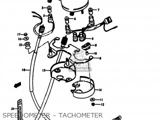 SPEEDOMETER - TACHOMETER - SP370 1978 (C) USA (E03)