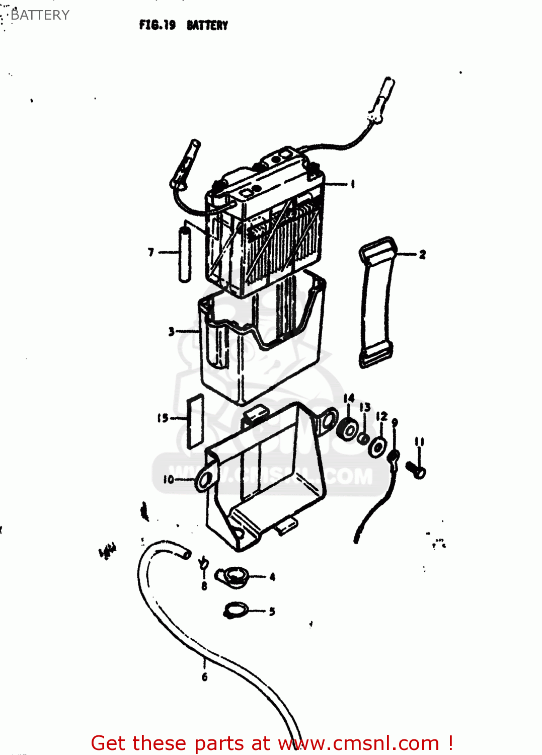 BATTERY SP370 1979 (N) USA (E03)