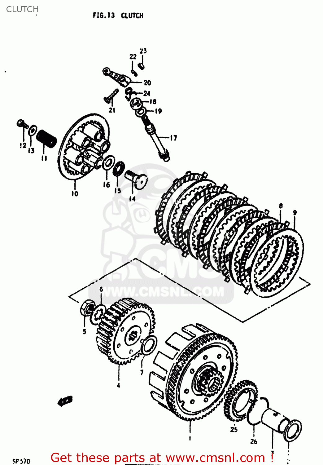 CLUTCH SP370 1979 (N) USA (E03)