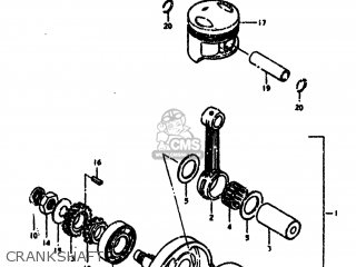 CRANKSHAFT - SP370 1979 (N) USA (E03)