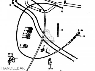 HANDLEBAR - SP370 1979 (N) USA (E03)