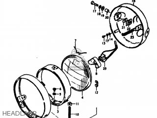 HEADLAMP - SP370 1979 (N) USA (E03)