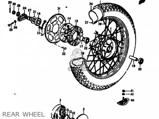 REAR WHEEL - SP370 1979 (N) USA (E03)