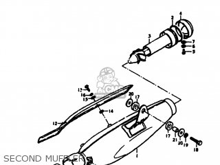 SECOND MUFFLER - SP370 1979 (N) USA (E03)