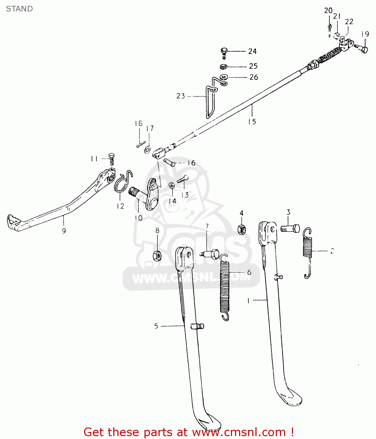STAND SP400 1980 (T) (01 02 04 E06 E15 E16 E17 E21 E24 E25 E30 E34 E39