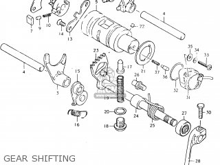 GEAR SHIFTING - SP400 1980 (T) (01 02 04 E06 E15 E16 E17 E21 E24 E25 E30 E34 E39