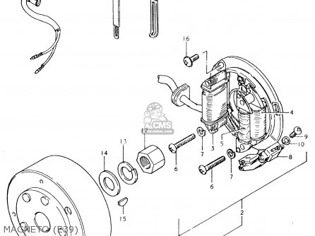 MAGNETO (E39) - SP400 1980 (T) (01 02 04 E06 E15 E16 E17 E21 E24 E25 E30 E34 E39