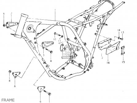 FRAME - SP400 1980 (T) (01 02 04 E06 E15 E16 E17 E21 E24 E25 E30 E34 E39